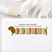 Dachshund Return Address Labels (Insitu)