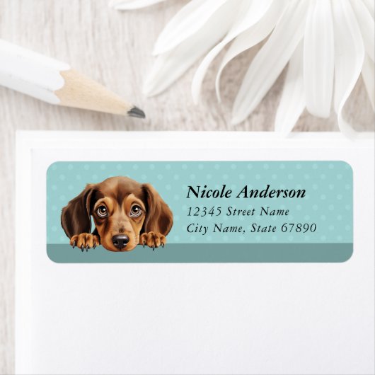 Dachshund Return Address Labels (Insitu)