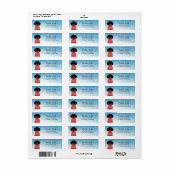 Dachshund Return Address Labels (Full Sheet)