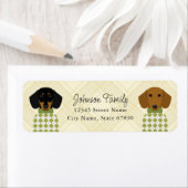 Dachshund Return Address Labels (Insitu)