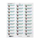 Dachshund Return Address Labels (Full Sheet)