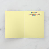 Dachshund Rocker Valentine Card Feestdagen Kaart (Binnen)