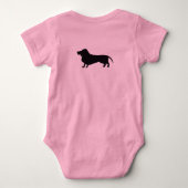 Dachshund Romper (Achterkant)
