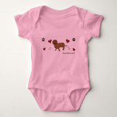 dachshund romper (Voorkant)