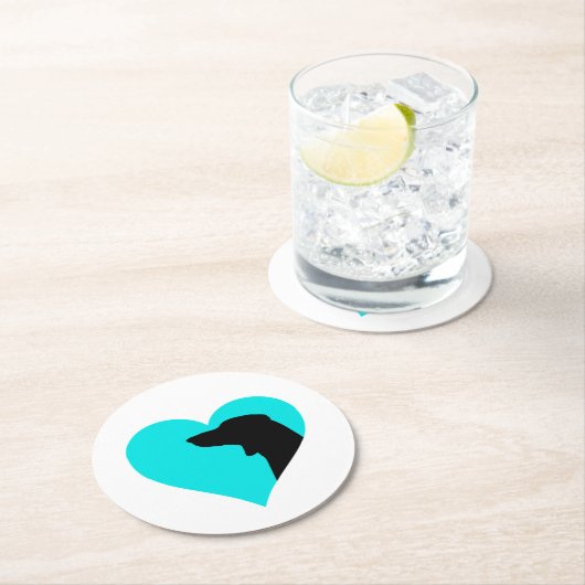 Dachshund Ronde Kartonnen Onderzetter (Insitu)