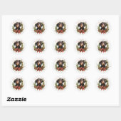 Dachshund Ronde Stickers (Vel)