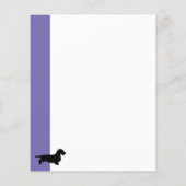 Dachshund Rough Hair - Silhouette 1 (Achterkant)