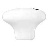 Dachshund Rough Hair - Silhouette 1 Keramische Knop (Zijkant)