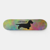 Dachshund Rough Hair - Silhouette 1 Persoonlijk Skateboard (Horizontaal)