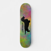 Dachshund Rough Hair - Silhouette 1 Persoonlijk Skateboard (Voorkant)