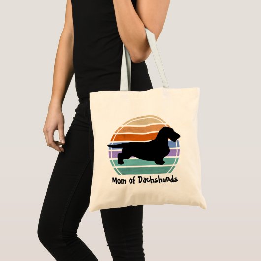 Dachshund Rough Hair - Silhouette 1 Tote Bag (Voorkant (product))