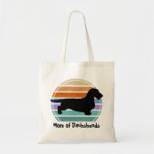Dachshund Rough Hair - Silhouette 1 Tote Bag (Voorkant)