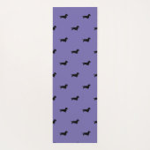 Dachshund Rough Hair - Silhouette 1 Yogamat (Achterkant)