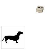 Dachshund Rubberstempel (Gestempeld)