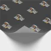 Dachshund Ruimte Hond Astronaut Vector Cadeaupapier (Hoek)