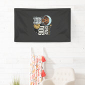 Dachshund Ruimte Hond Astronaut Vector Spandoek (Insitu)