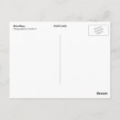 Dachshund Running Briefkaart (Achterkant)