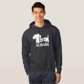 Dachshund’s gepersonaliseerde hoodie (Voorkant volledig)