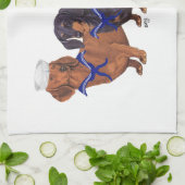 Dachshund Sailors Theedoek (Gevouwen)