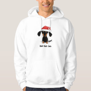 Dachshund Santa Clause Funny Dog Lover's Kerstmis Hoodie