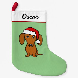 Dachshund Santa Leuke Wiener Hond Kleine Kerstsok
