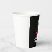 Dachshund Santa On The Naughty List Dachshund Chri Papieren Bekers (Rechts)