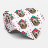 Dachshund Santa Paws Stropdas (Opgerold)