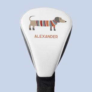 Dachshund Sausage Dog Custom Name Personalized Golfheadcover