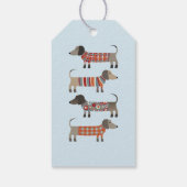 Dachshund Sause Dog - Aangepast Cadeaulabel (Achterkant)
