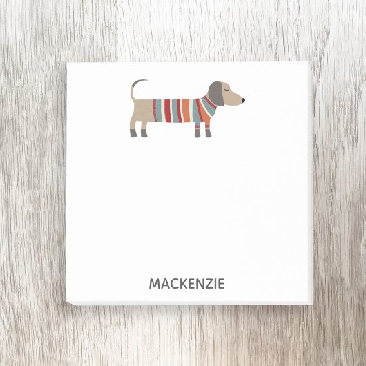 Dachshund Sause Dog - Aangepast Post-it® Notes