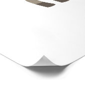 Dachshund Sause Dog - Aangepast Poster (Hoek)