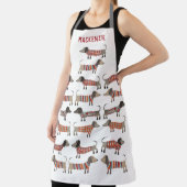 Dachshund Sause Dog - Aangepast Schort (Insitu)