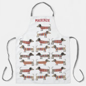 Dachshund Sause Dog - Aangepast Schort (Voorkant)