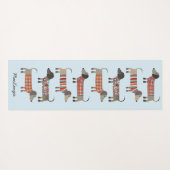 Dachshund Sause Dog - Aangepast Yogamat (Achterkant (horizontaal))