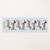 Dachshund Sause Dog - Aangepast Yogamat (Voorkant (horizontaal))