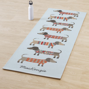 Dachshund Sause Dog - Aangepast Yogamat