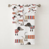 Dachshund Sause Dog Bad Handdoek (Insitu)