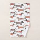 Dachshund Sause Dog Bad Handdoek (Handdoek)
