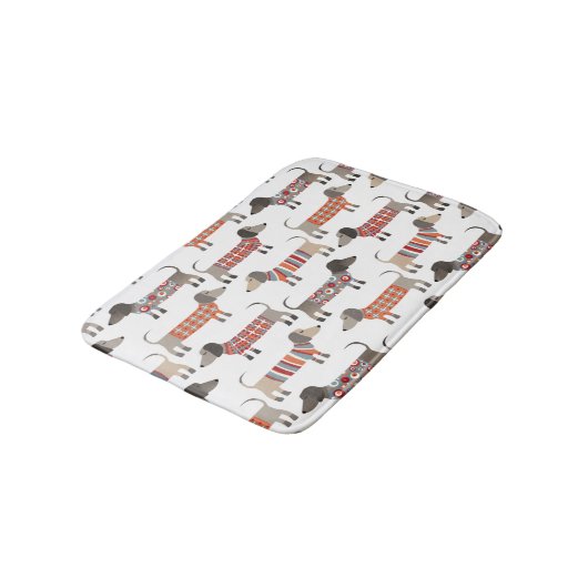 Dachshund Sause Dog Badmat (Gekanteld)