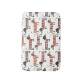 Dachshund Sause Dog Badmat (Voorkant Verticaal)