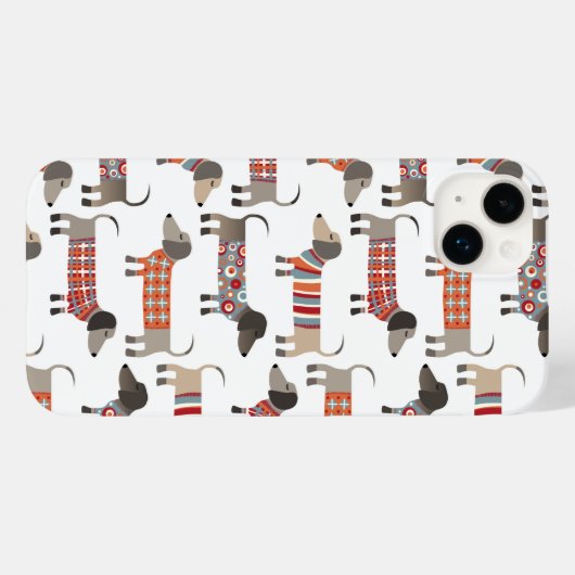 Dachshund Sause Dog Case-Mate iPhone Case (Achterkant (horizontaal))