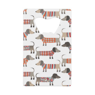 Dachshund Sause Dog Creditkaart Flessenopener