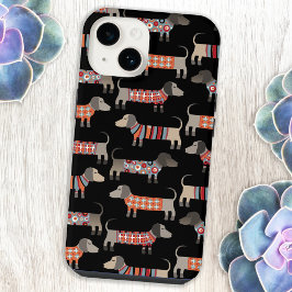 Dachshund Sause Dog Dark iPhone 15 Pro Case