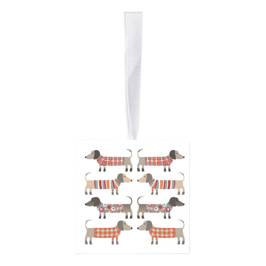 Dachshund Sause Dog Decoratie (Rechts)