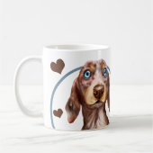 Dachshund Sause Dog Elke snack die je maakt Koffiemok (Links)