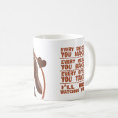 Dachshund Sause Dog Elke snack die je maakt Koffiemok (Voorkant rechts)