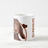 Dachshund Sause Dog Elke snack die je maakt Koffiemok (Center)