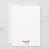 Dachshund Sause Dog Flat Kaart (Achterkant)