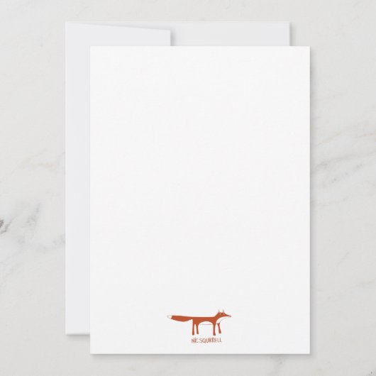 Dachshund Sause Dog Flat Kaart (Achterkant)