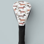 Dachshund Sause Dog Golfheadcover<br><div class="desc">Kleine dachshundworst of wierhonden in houten breien. Ideaal voor hondenliefhebbers en hondenwandelaars.</div>